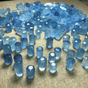 Hot selling Promotion Exquisite Gift Natural Quartz Crystal Aquamarine Point Pendant