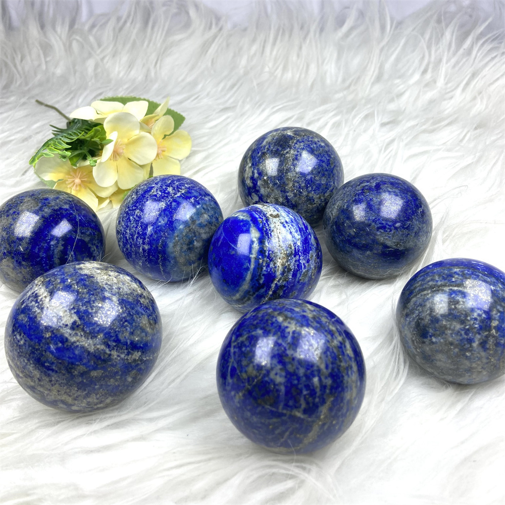 Hot Sale Healing Gemstone Crystal Crafts Lapis Lazuli Stone Sphere Ball For Decoration