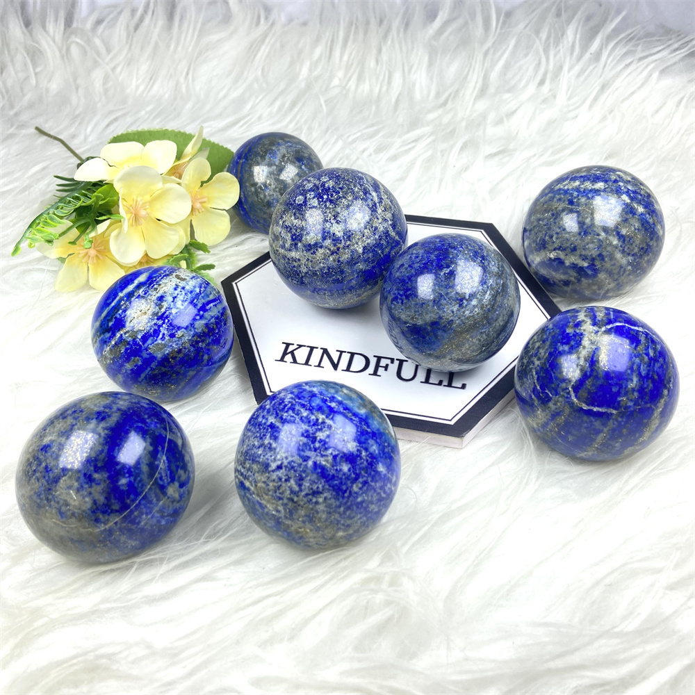 Hot Sale Healing Gemstone Crystal Crafts Lapis Lazuli Stone Sphere Ball For Decoration