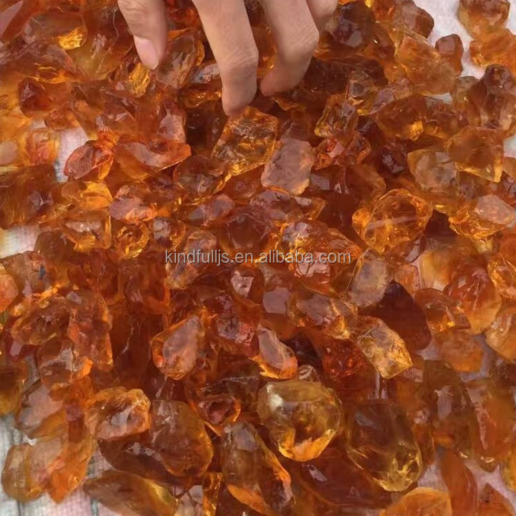 Semi Precious Stone Good Quality Yellow Natural Citrine Rough Stones