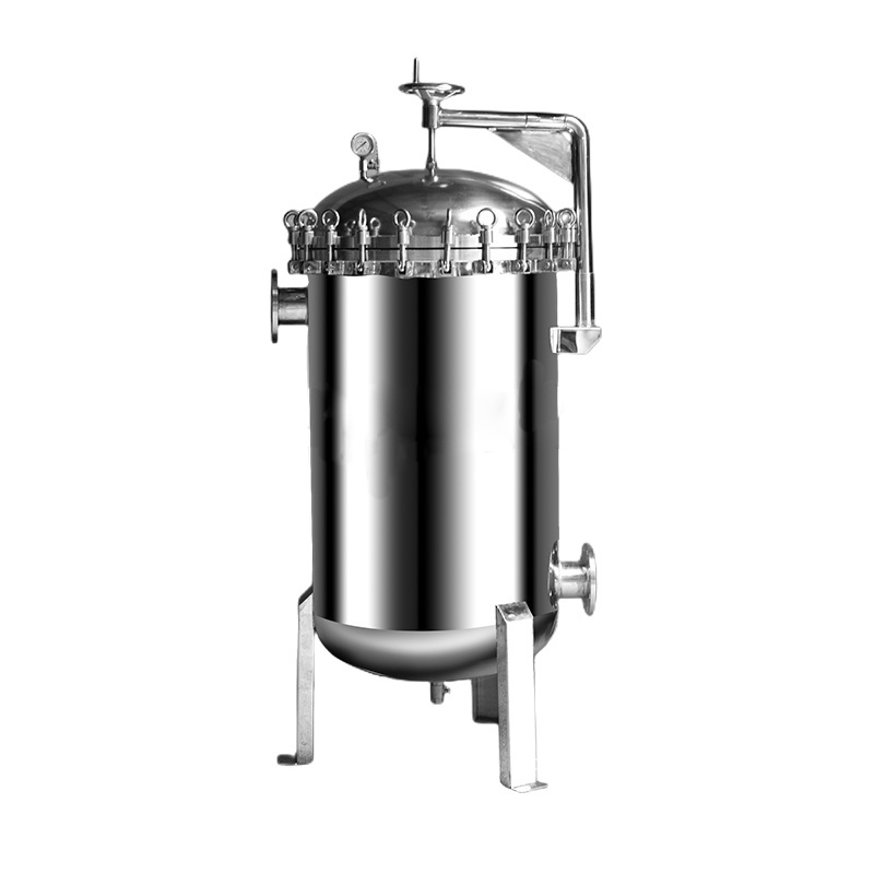 Syrup Siltration SUS316/SUS304 Stainless Steel Muilti-Bag Filters Housing U