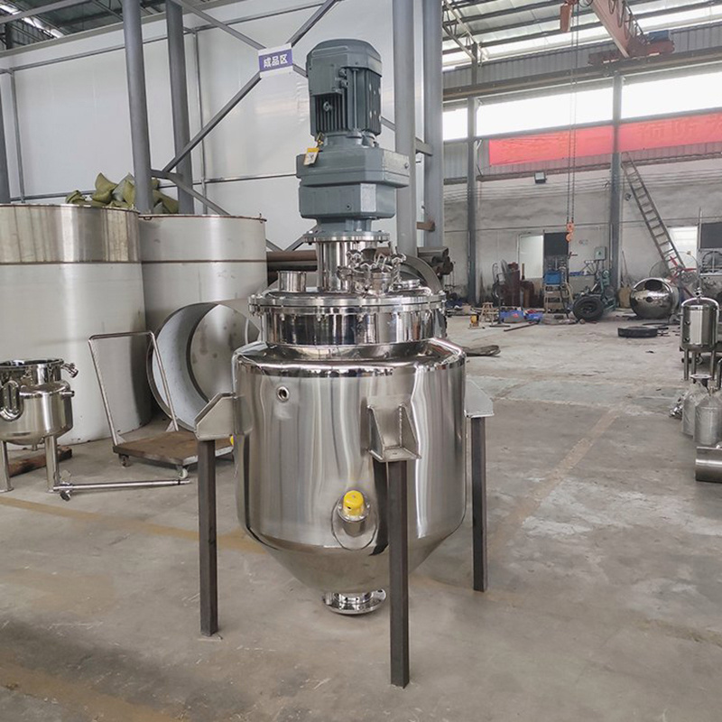 Stainless steel high pressure stirred chemical reactor continuous mixing jacketed reactor tank