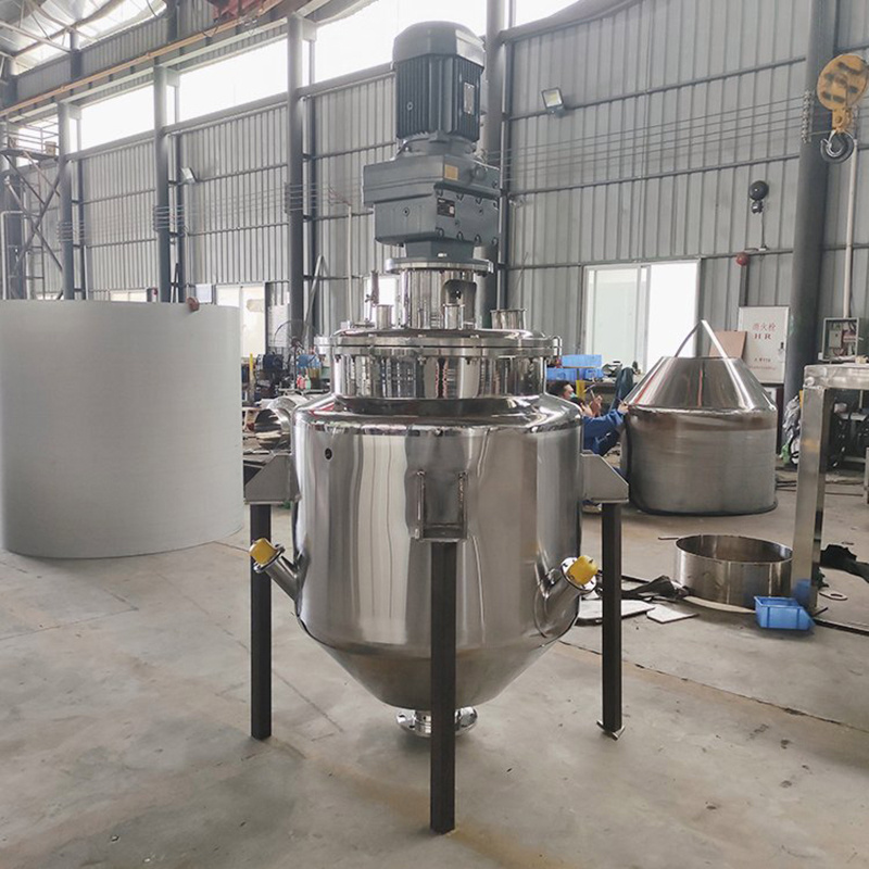 Stainless steel high pressure stirred chemical reactor continuous mixing jacketed reactor tank