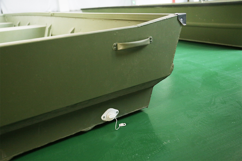 Kinocean Ready to Ship High Quality 10ft/12ft/14ft Flat Bottom Jon Boat All Welded Aluminum for Fishing and Hunting