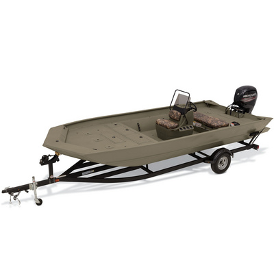 Kinocean 21ft 6.53m Full Welding Aluminum Jon Boat for Fishing Working with Centre Console