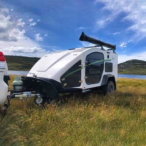 Chinese Manufacturer Overland Teardrop Camper trailer With Solar Panels