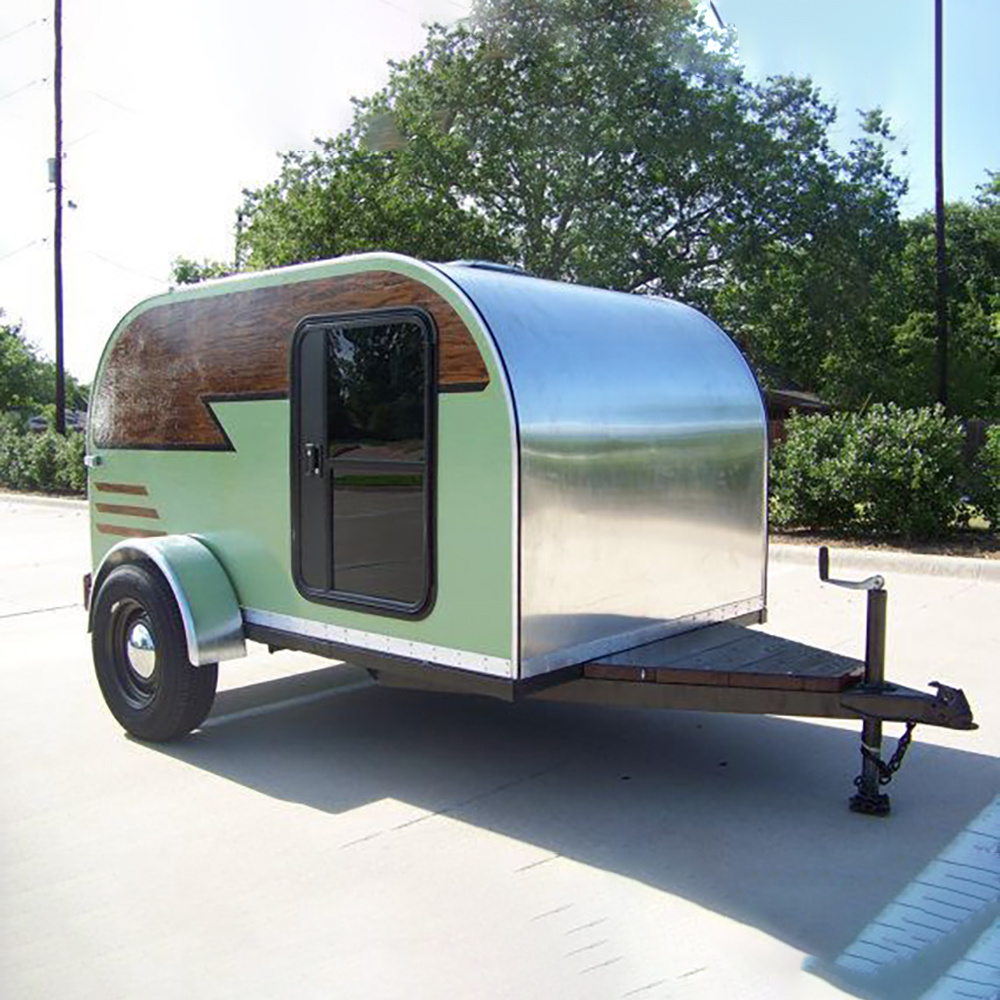 Chinese Manufacturer Overland Teardrop Camper trailer With Solar Panels