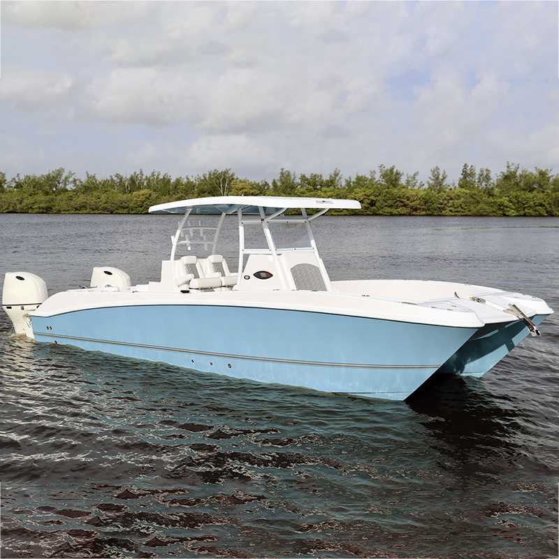 2022 Kinocean Best 28ft 8 Man Center Console Luxury Fiberglass Fishing Boat for Sale