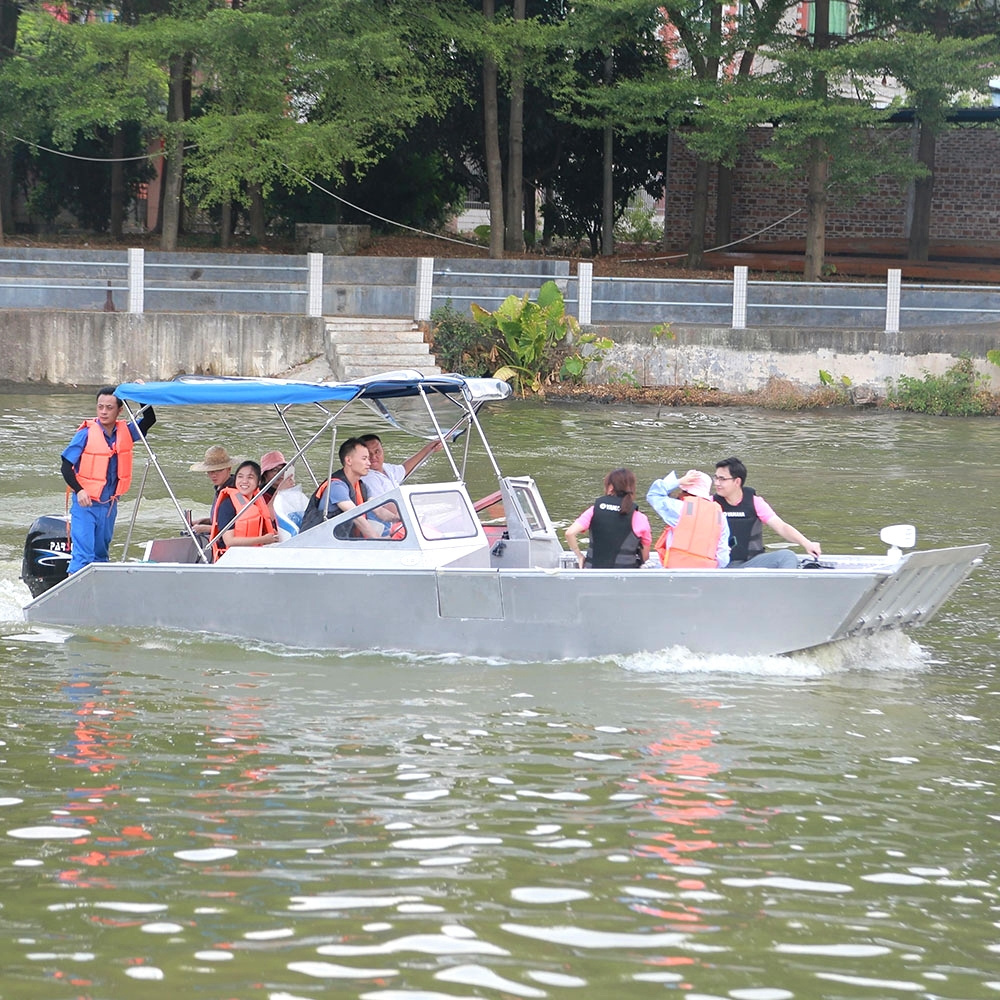 21ft Full Welded Small Aluminum Boat/ Fishing Landing Craft/ Cargo Ship for Sale