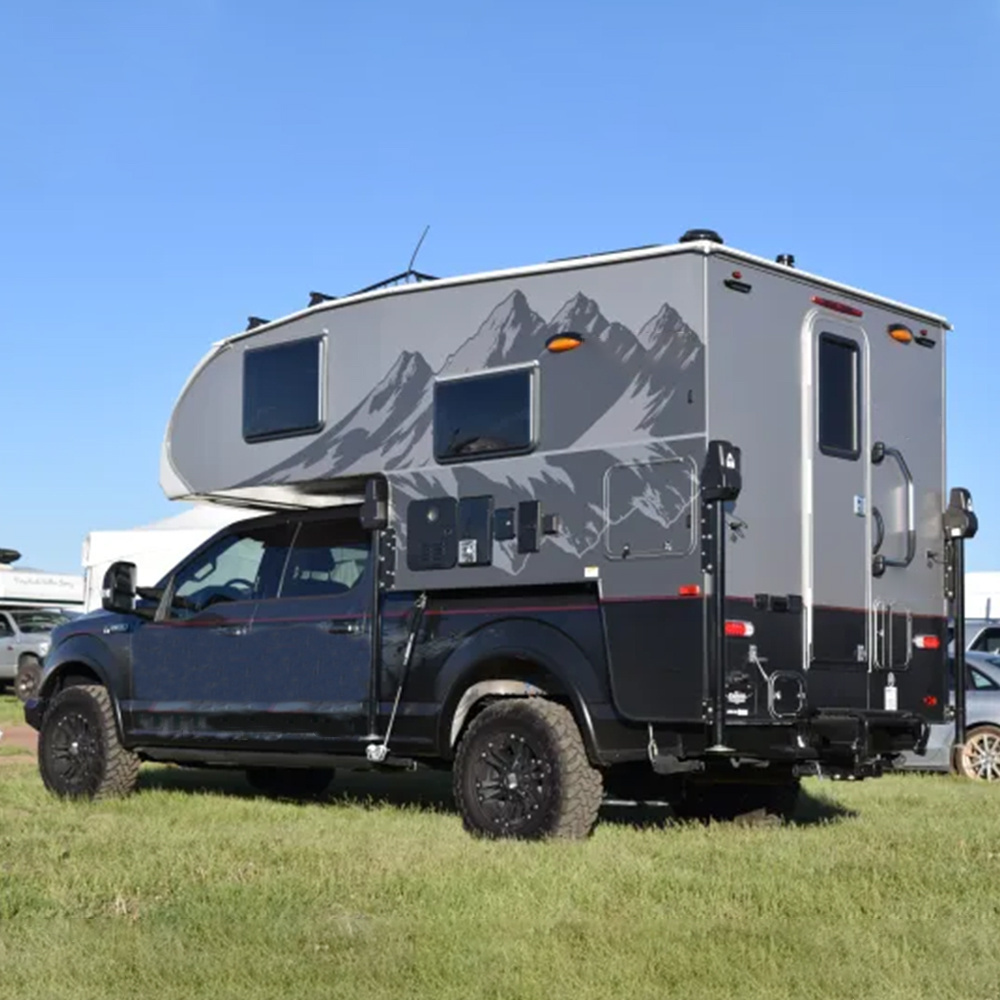 Ecocampor Truck Camper Campervan  POD Motorhomes for Ford Ranger with toilet and kitchen