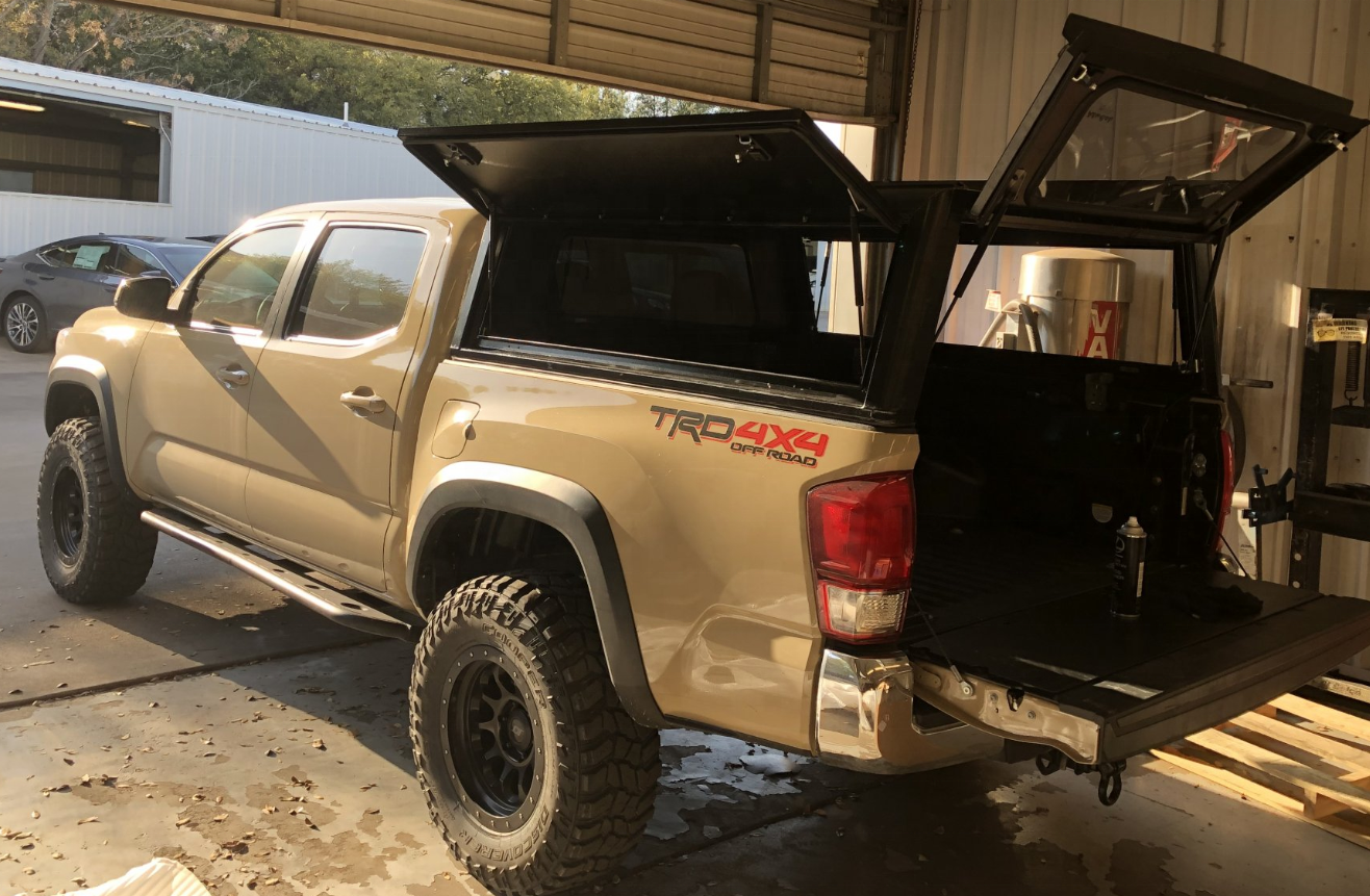 Lightweight  Aluminium Tub Topper canopy for ute cab ford ranger, 3rd Gen Toyota Tacoma pickup