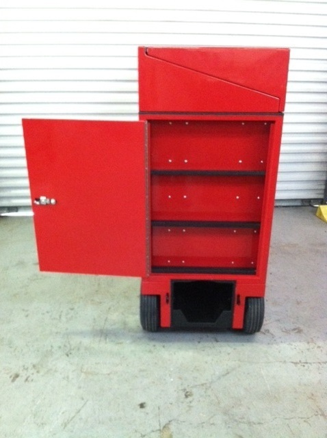 Custom Small Toolbox Racing Tool Pit Box Wagon Cart w/ top