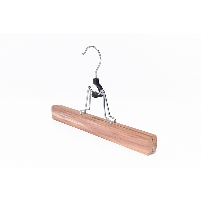 Mildew Prevent Moth Protection Classic Red Cedar Wood Dress Hangers Skirts Hanger For Closet