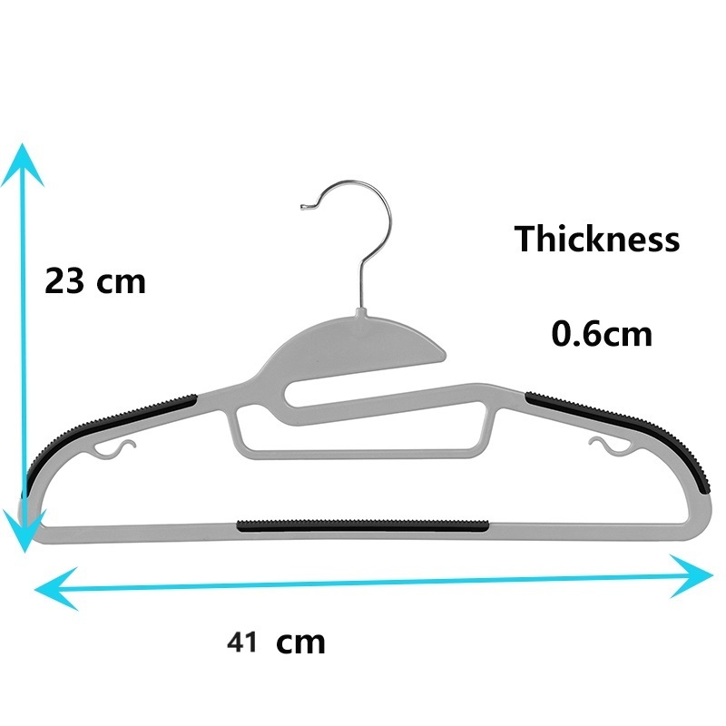 wholesale Hanger Price Multi Functional Anti Slip Plastic clothes Hangers For Sweater Pants Suit