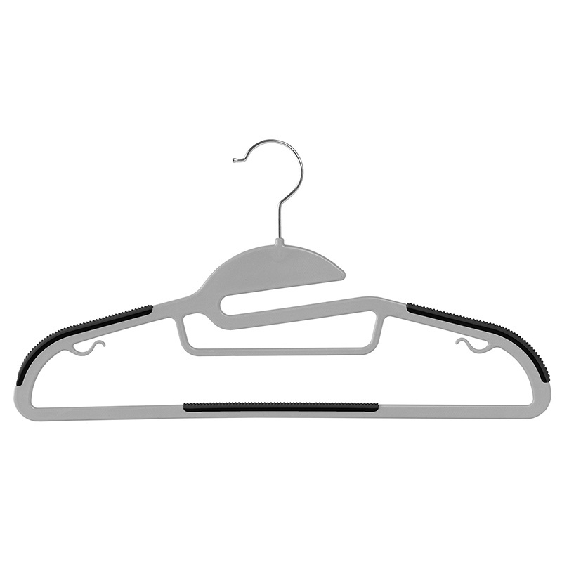 wholesale Hanger Price Multi Functional Anti Slip Plastic clothes Hangers For Sweater Pants Suit