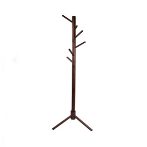 Soild Wood Clothes Tree Stand Coat Rack Stand Tree Shape Hanger