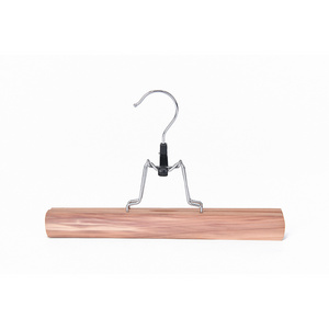 Mildew Prevent Moth Protection Classic Red Cedar Wood Dress Hangers Skirts Hanger For Closet