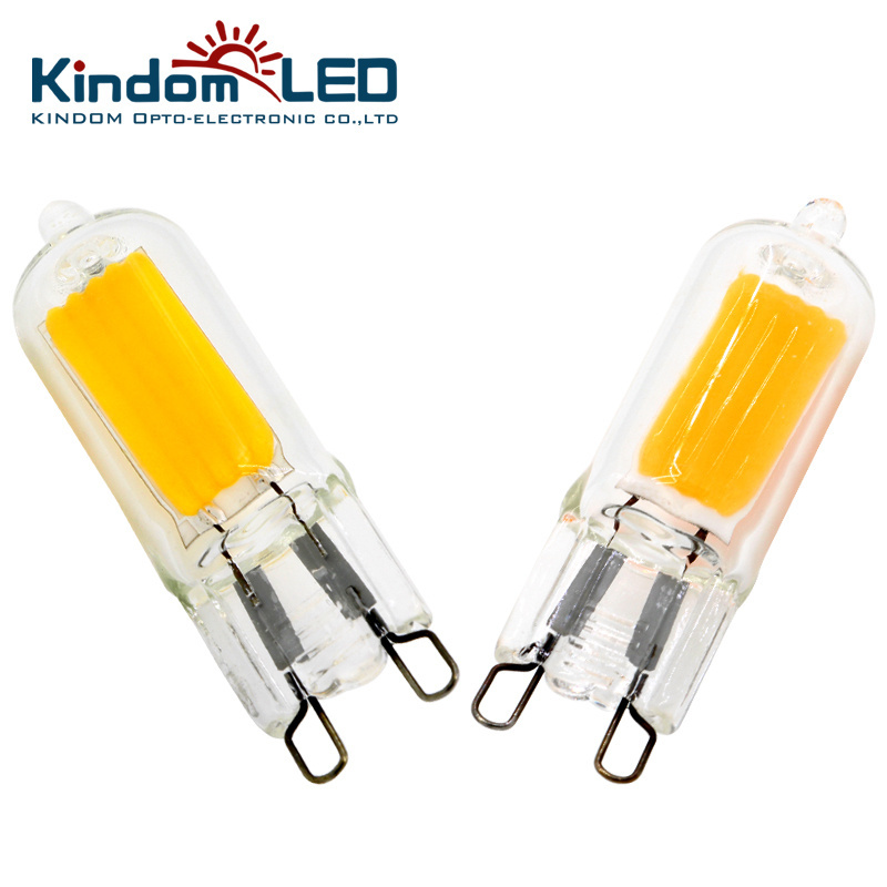 2W 230V 110V G9 LED light bulb G9 socket Dimming LED filament bulb 10W halogen replacement