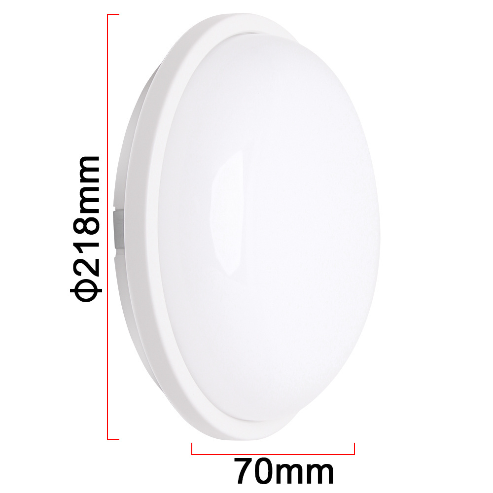 Mounted round led   Modern  15W  Bulkhead light Led Plastic indoor Wall Light ceiling light