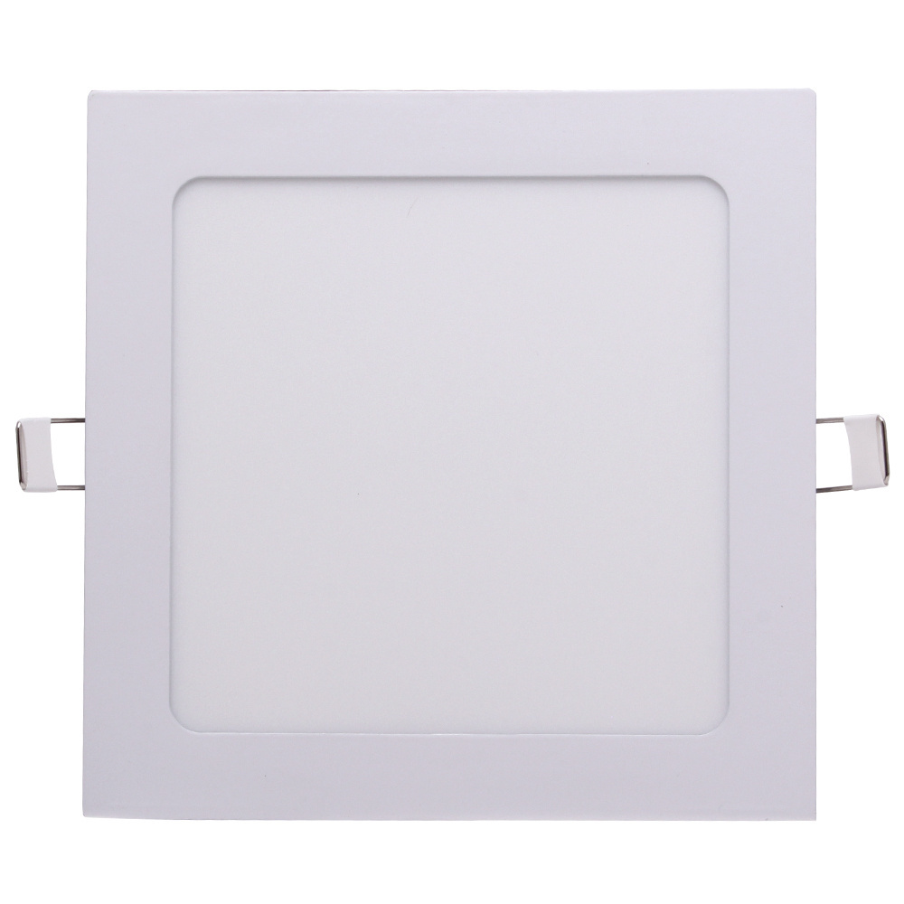 China Manufacturer Factory Indoor 18W SKD Square Silm Recessed Ceiling Led Panel Light