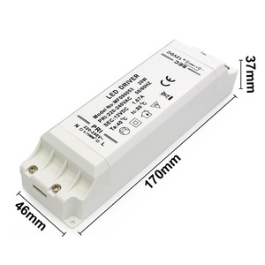 High quality AC230 Covert to DC24V led driver Constant voltage 20w led bulb driver