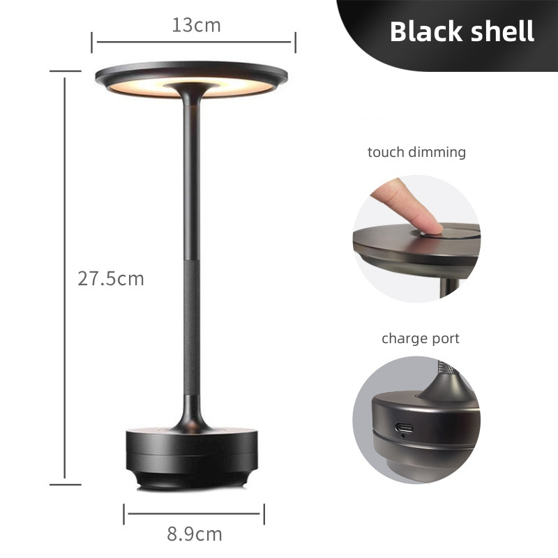 5W LED dimmable USB touch reading lamp portable rechargeable dimmable dining table bar atmosphere lamp