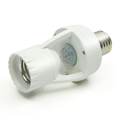 AC85-265V PIR sensor LED E27 Lamp bulb base E27 lighting holder