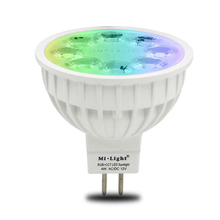 GU10 MR16 RGB CCT Mi-light LED RF Remote Spot Light LED Bulb