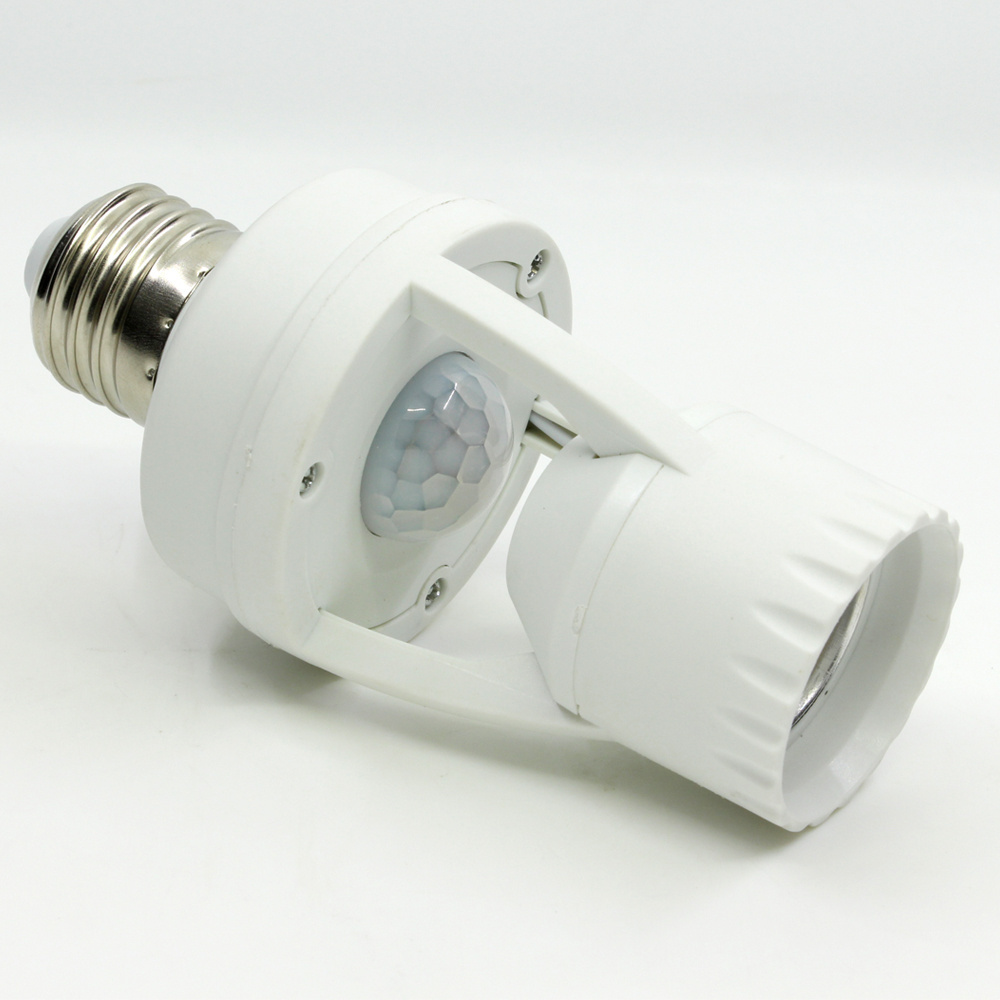 AC85-265V PIR sensor LED E27 Lamp bulb base E27 lighting holder