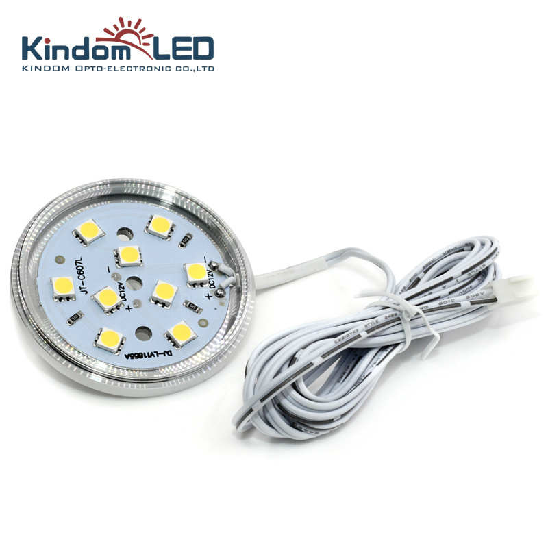 CE&RoHS kitchen led under cabinet puck light 12v round ceiling led cabinet light