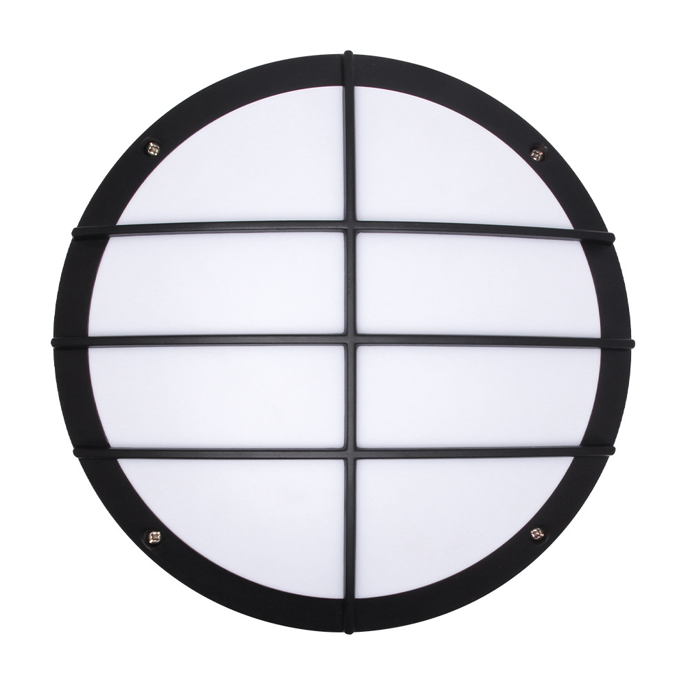 Bulkhead Surface Mount Wall Sconce Light E27 Outdoor Round Ceiling Light