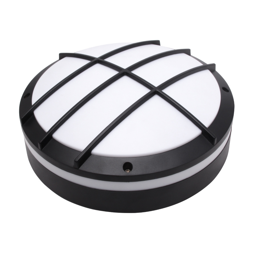 Bulkhead Surface Mount Wall Sconce Light E27 Outdoor Round Ceiling Light