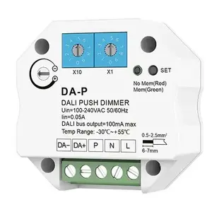 DA-P Led Controller DALI Push Dimmer Switch Small Dimmer Controller for DALI Drivers or Ballasts