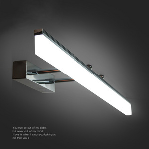 Bathroom Indoor Wall Decoration Surface Mount Aluminum Led Vanity mirror bathroom