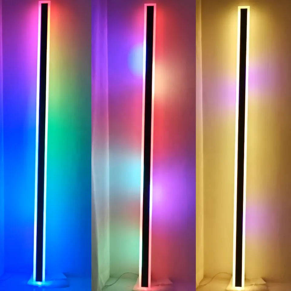 DC24V Modern Decor IC RGB Outdoor LED Long Linear Wall Lamp IP65 Waterproof RGB Wall Light