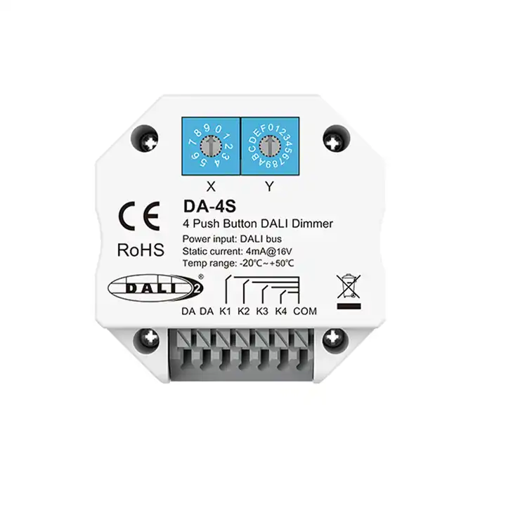 DALI Light Controller 1-4 Push Button Control DALI Push Dimmer DALI Signal Led Controller Dimmer