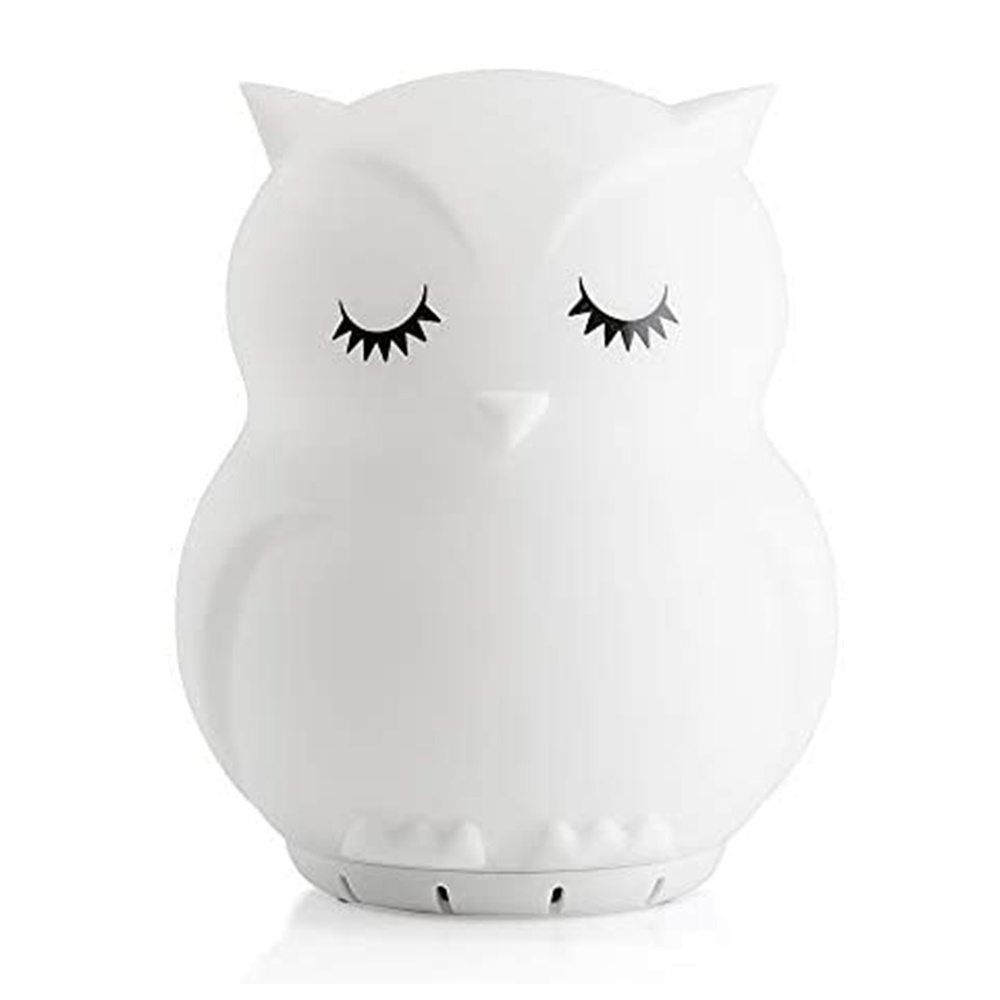 Hot Sale Led Light portable Owl Silicone Lamp Shade Baby Children Gift Toy Home Theater Wireless Speaker Night Light