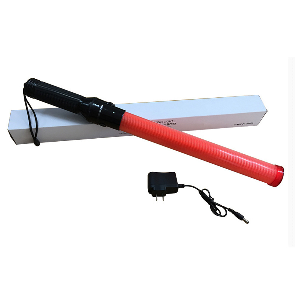 540mm Rechargeable LED Traffic warning wand red blue green light 3W