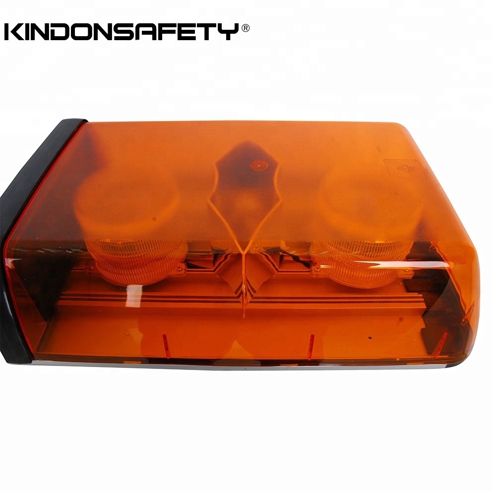 High quality LED Warning Light bar with four LED beacons inside DC12V or 24V amber 1200mm 48 inch TBD6882