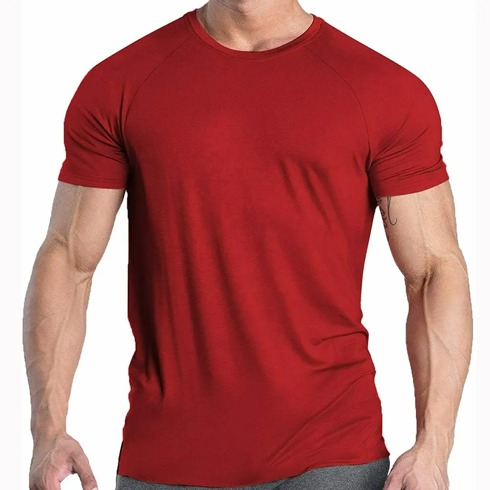 High Quality Printing Men Graphic 95 Cotton 5 Spandex Compression T-shirts Elastane Stretch Breathable Gym Short Sleeve T Shirt