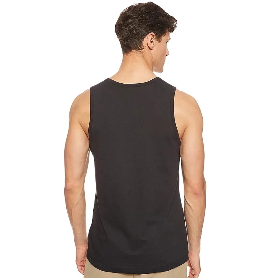 100% Cotton Gym Fitness Breathable Ribbed Absorb Sweat Wife Beater men blank drop Tank Top Plain Plus Size Men's Tank Tops