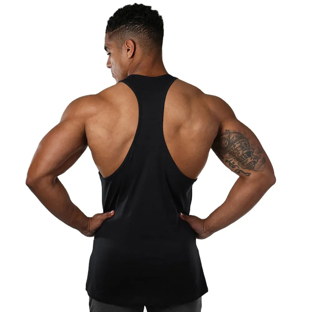 Custom sports wear tank top gym men wholesale tanktop custom tank tops tank top dress tight knit rib vest