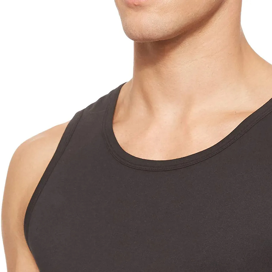 100% Cotton Gym Fitness Breathable Ribbed Absorb Sweat Wife Beater men blank drop Tank Top Plain Plus Size Men's Tank Tops