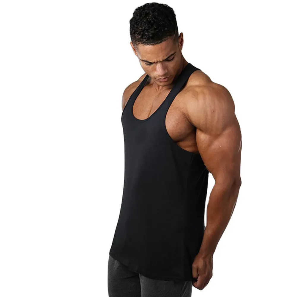 Custom sports wear tank top gym men wholesale tanktop custom tank tops tank top dress tight knit rib vest