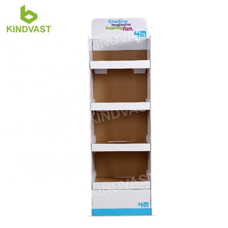 Merchandising Shipper Display Rack Cardboard Advertising Display Stands Pop Cardboard Display For Toy Retail