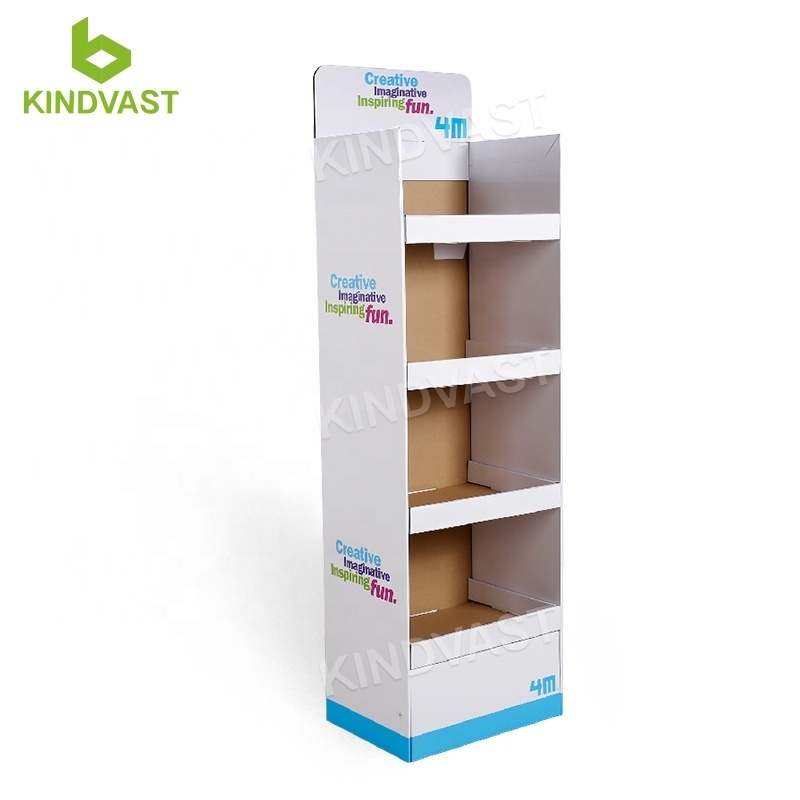 Merchandising Shipper Display Rack Cardboard Advertising Display Stands Pop Cardboard Display For Toy Retail