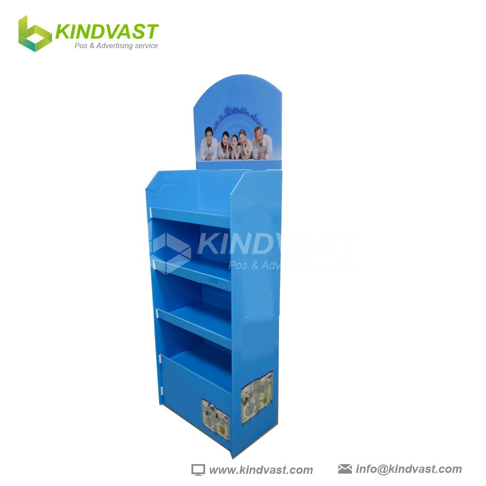 High Quality T-shirt Display Stand T-shirt Cardboard Counter Hanging Display