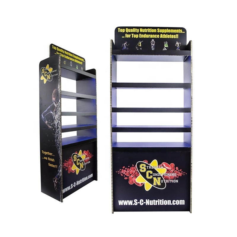 custom retail honeycomb pop display stands joining accessories floor beverages drinks display shelf