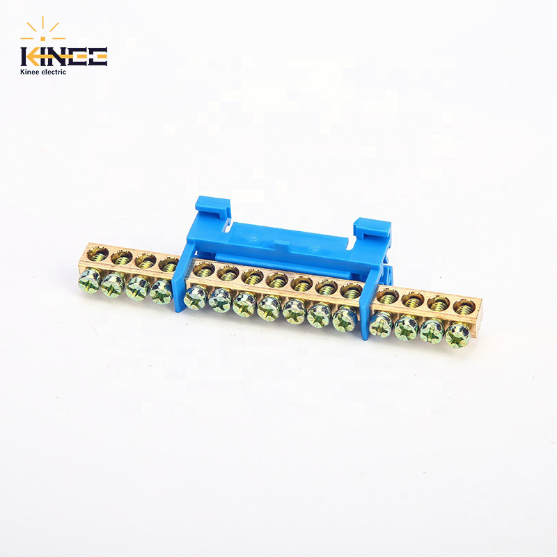 LKC HC-002 din rail type terminal block 8ways Natural bar