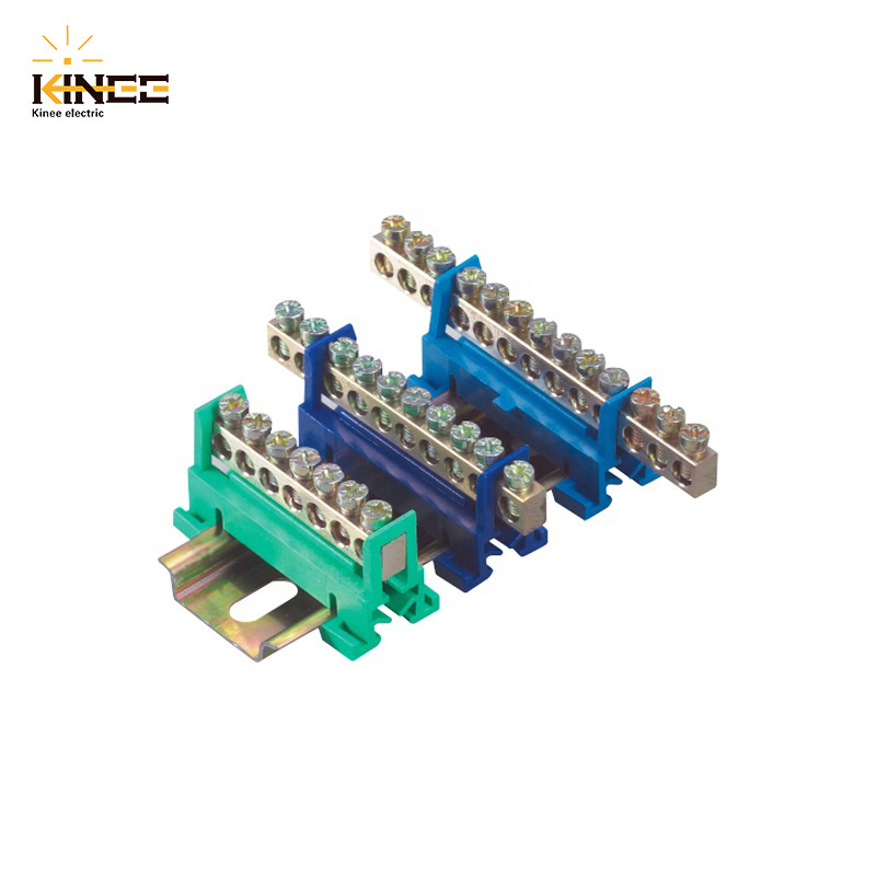 LKC HC-002 din rail type terminal block 8ways Natural bar